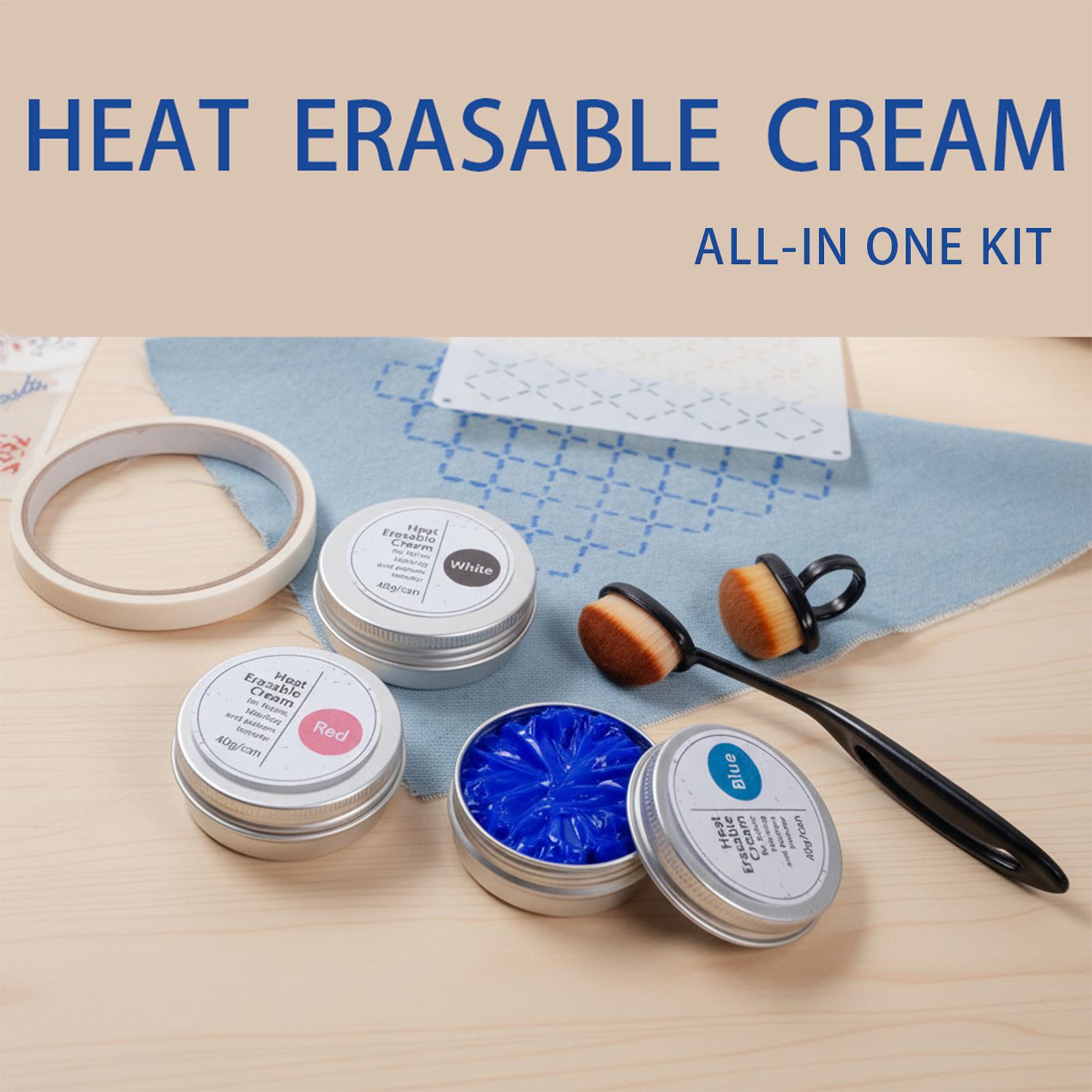 Embroidery Free Pattern - 40g/캔 열 지워지는 패브릭 크림 다리미로