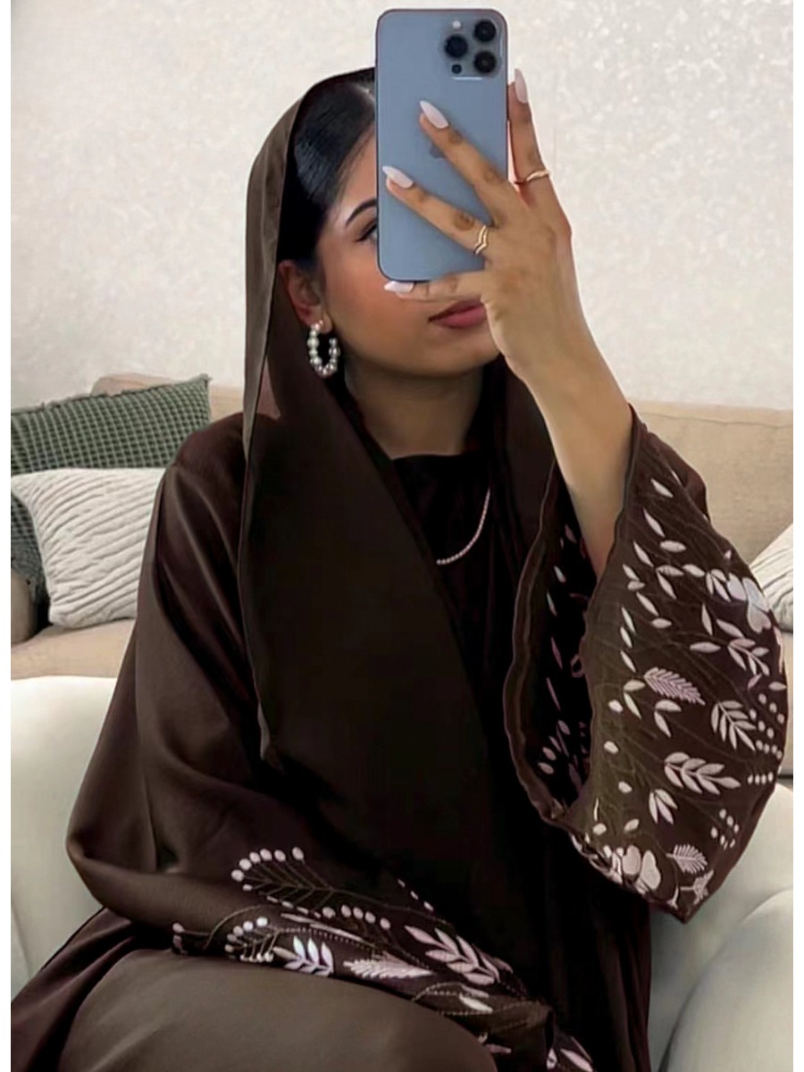 여성용 터키 자수 아바야 원피스 모로코 두바이 이슬람  - Embroidery Kaftan 리뷰 및 가격
