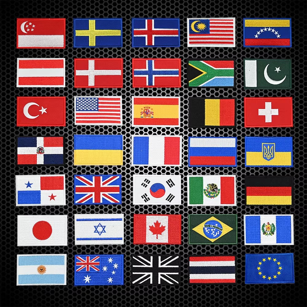 자수 깃발 패치 미국 영국 캐나다 호주 전술용 훅앤루프 - Embroidery In Australia 리뷰 및 가격