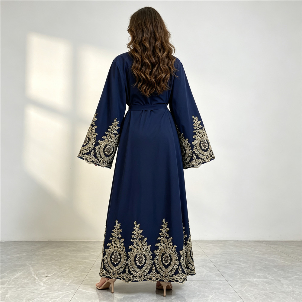 새로운 아바야 두바이 럭셔리 키모노 가디건 카프탄 라마 - Embroidery Kaftan 리뷰 및 가격