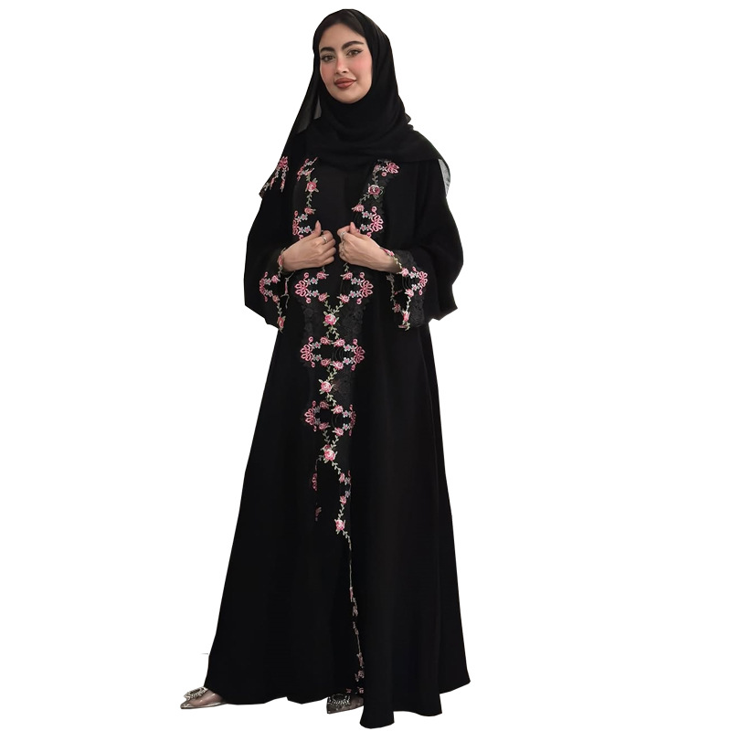 아바야 여성 이드 드레스 잘라비야 가디건 로브 자수 무 - Embroidery Kaftan 리뷰 및 가격