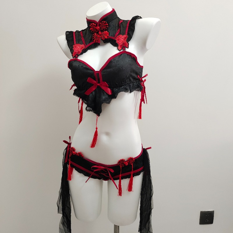 고딕 빈티지 치파오 란제리 할로윈 메이드 코스프레, 로 - Embroidery Underwear 리뷰 및 가격