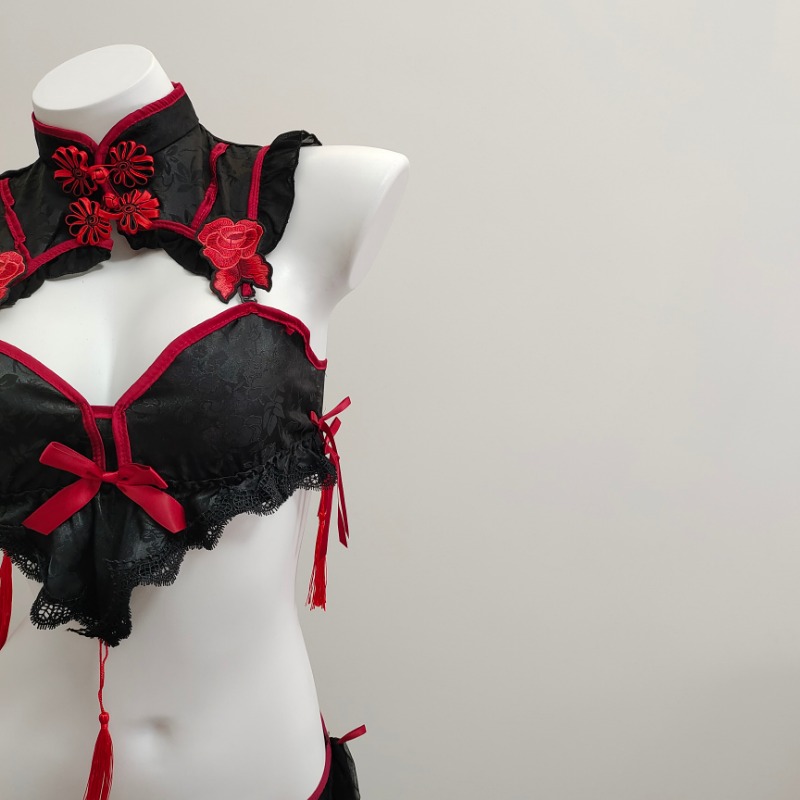 고딕 빈티지 치파오 란제리 할로윈 메이드 코스프레, 로 - Embroidery Underwear 리뷰 및 가격