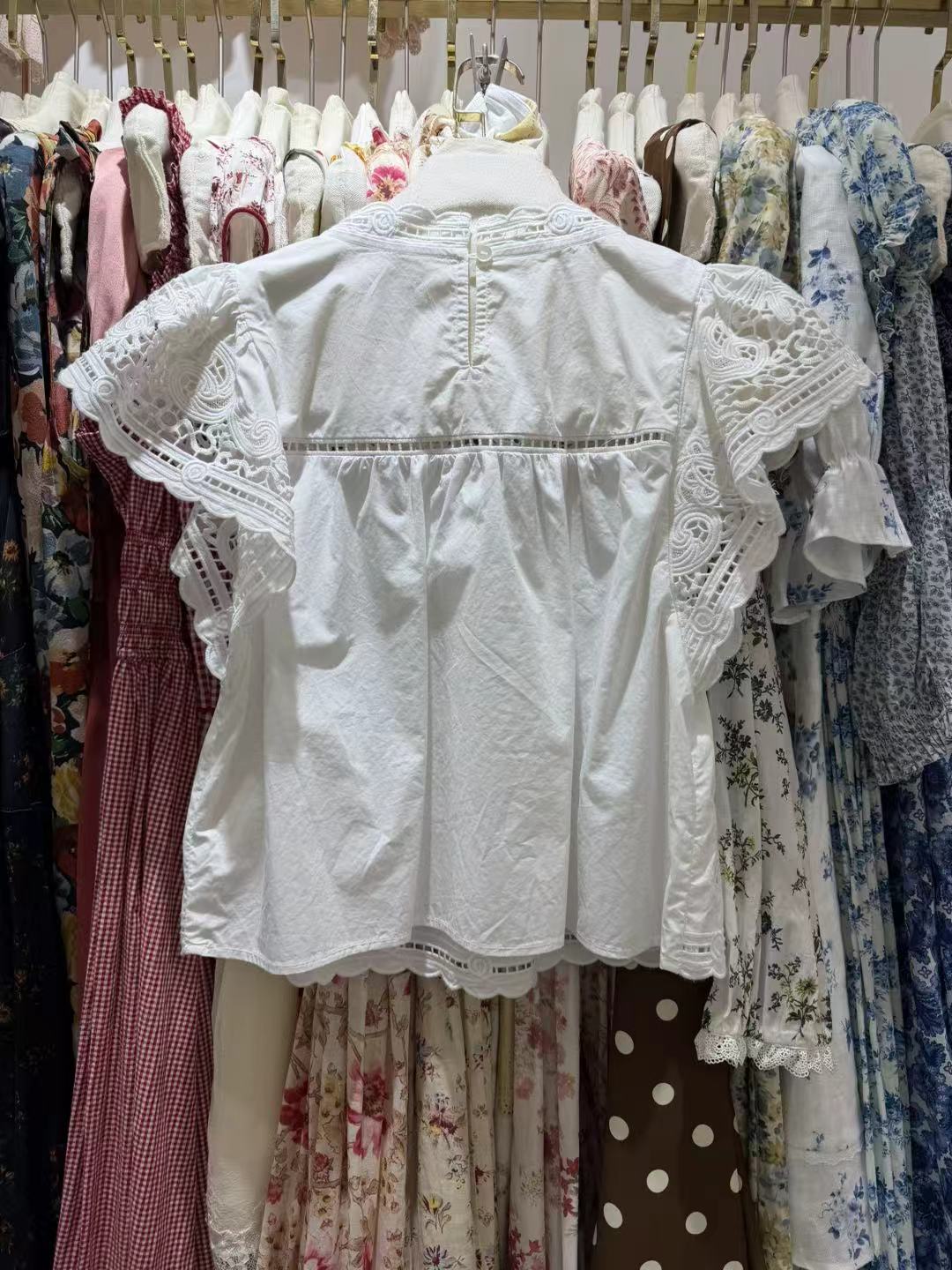 훅 플라워 홀로우 여성 코튼 셔츠 여름 2026 라운드 - Embroidery On Shirt 리뷰 및 가격