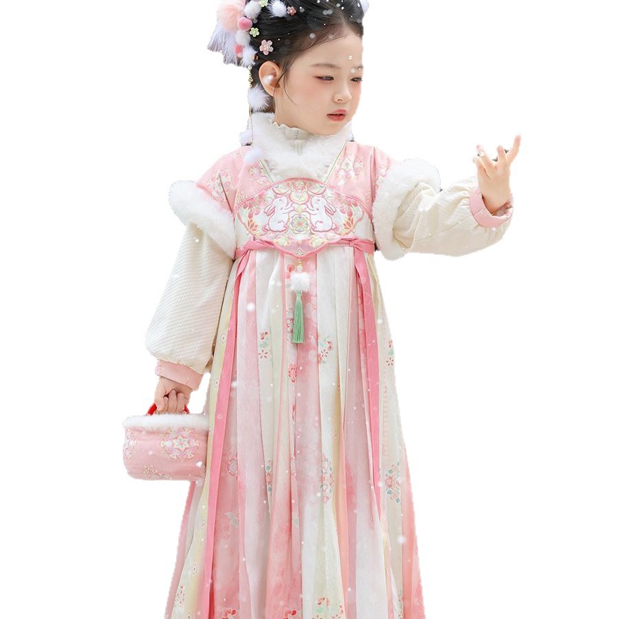 2025 소녀 요정 한복 어린이 겨울 따뜻한 자수 탕복 - Embroidery Abaya 리뷰 및 가격