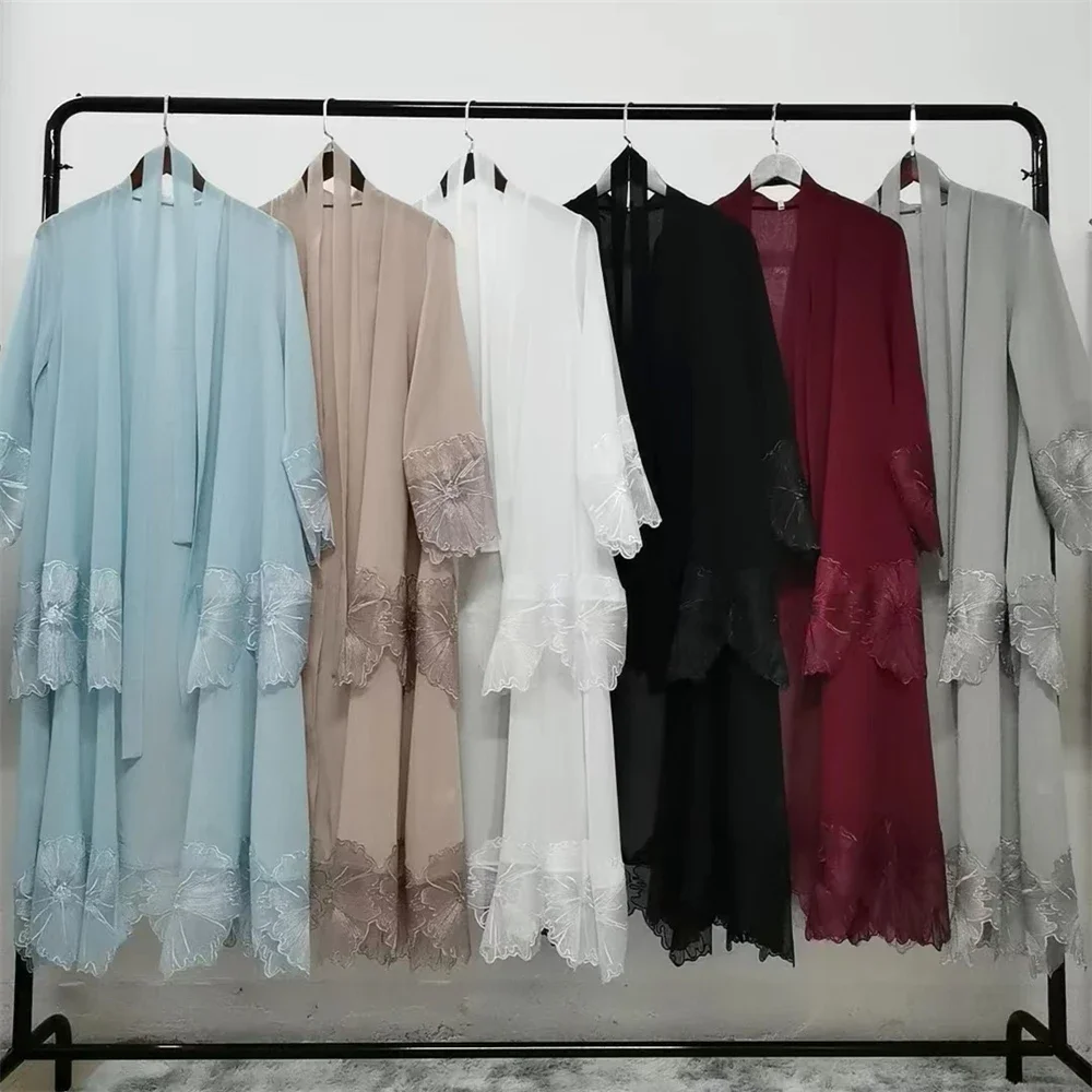 이슬람 여성 자수 맥시 드레스 Eid Ramadan 기 - Embroidery Kaftan 리뷰 및 가격