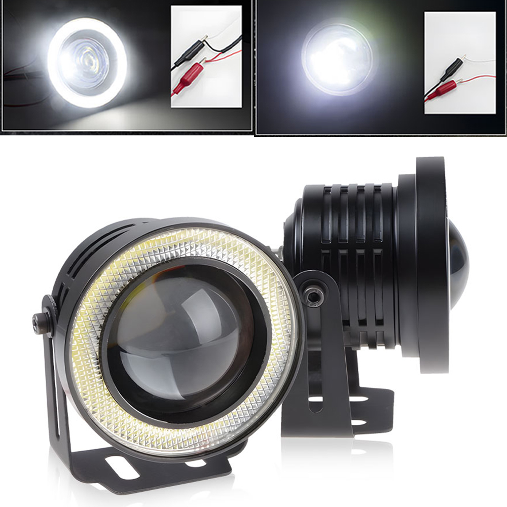 12V 천사 눈 자동차 LED 안개등 2.5 