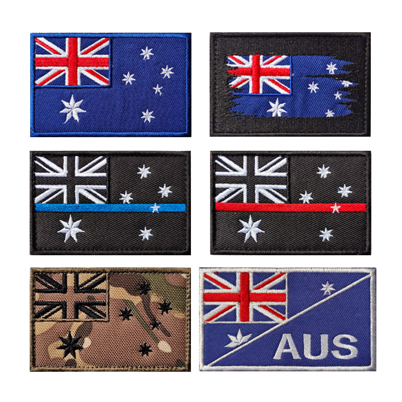 호주 국기 IR 반사 패치, 전술 아플리케 호주 국기  - Embroidery In Australia 리뷰 및 가격