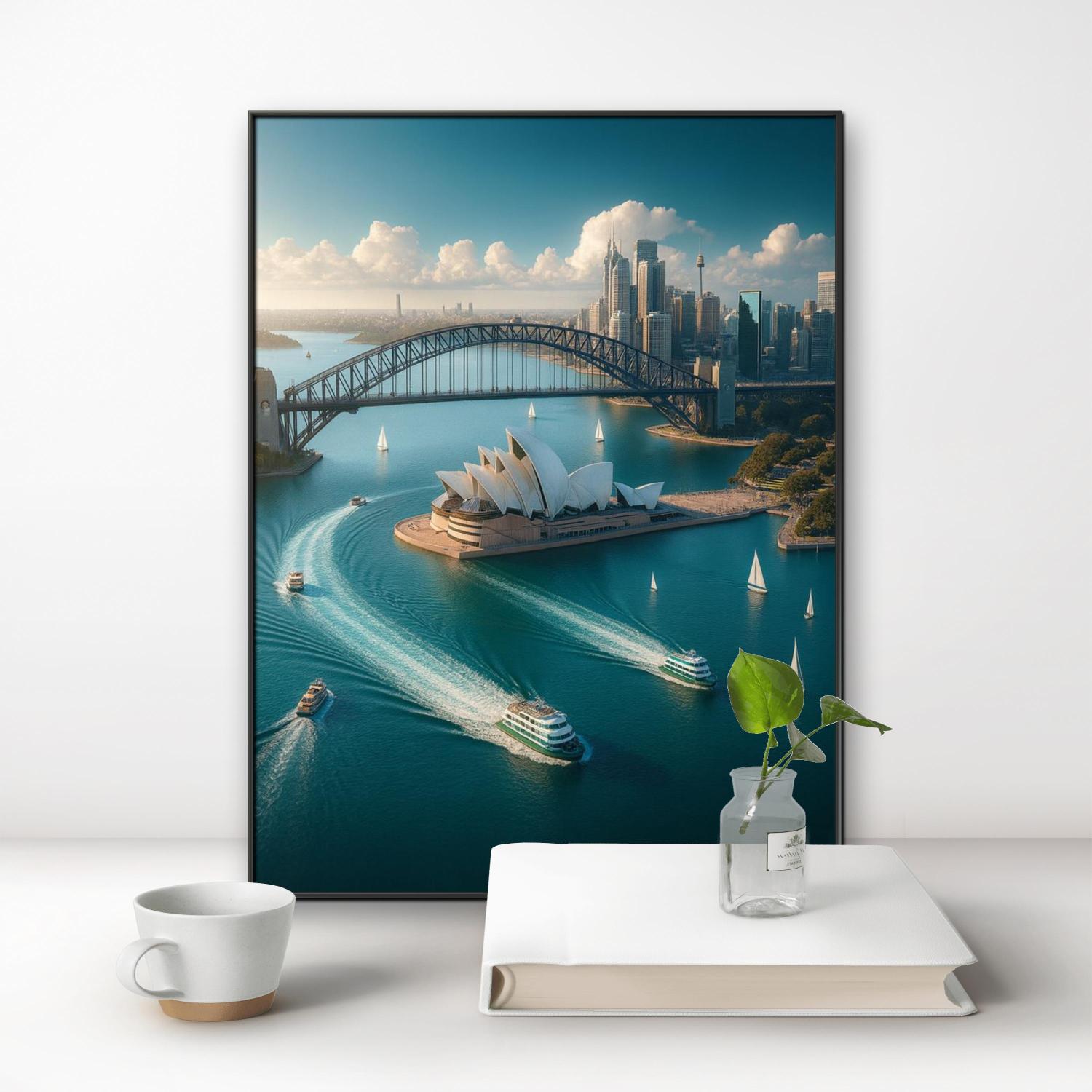 고화질 사실적인 시드니 오페라 하우스 5D 다이아몬드  - Embroidery In Australia 리뷰 및 가격