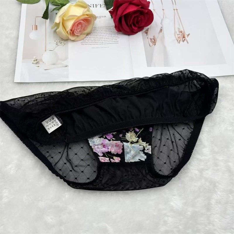 남성용 꽃 자수 섹시 팬티 시시 레이스 시스루 속옷 크 - Embroidery Underwear 리뷰 및 가격
