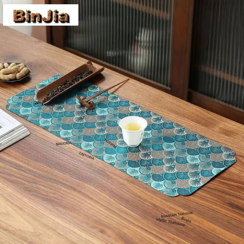 자수 브로케이드 드라이 폼 원단 티 테이블 매트 일본식 - Embroidery Cloth 리뷰 및 가격