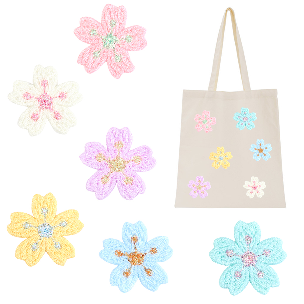 20 개/몫 다채로운 2.4cm 자수 꽃 아플리케 의류 - Embroidery Cloth 리뷰 및 가격
