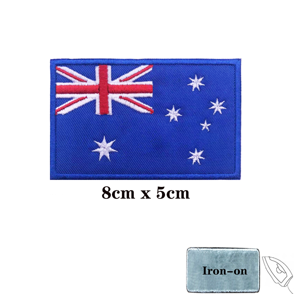 호주 국기 호주 패치 완장 수 놓은 패치 후크 루프 아 - Embroidery In Australia 리뷰 및 가격