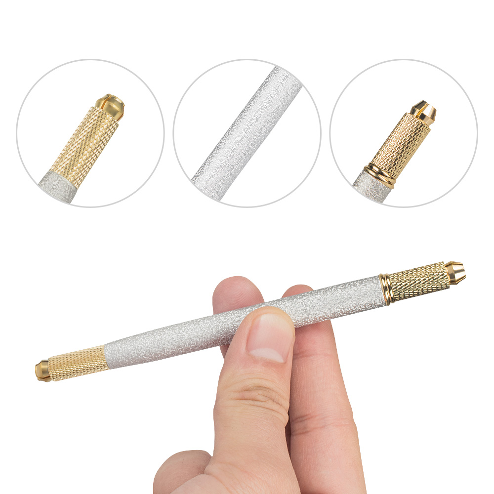 마이크로 블레이딩 더블 엔드 금속 릴리프 자수 펜, 문 - Embroidery Needle Pen 리뷰 및 가격